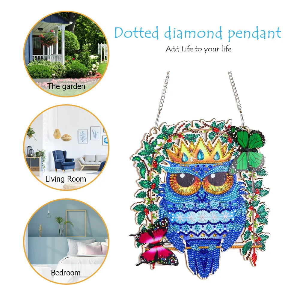 30x30cm 5D DIY Diamond Painting Art Wreath Kit Hanging Craft Home Decor