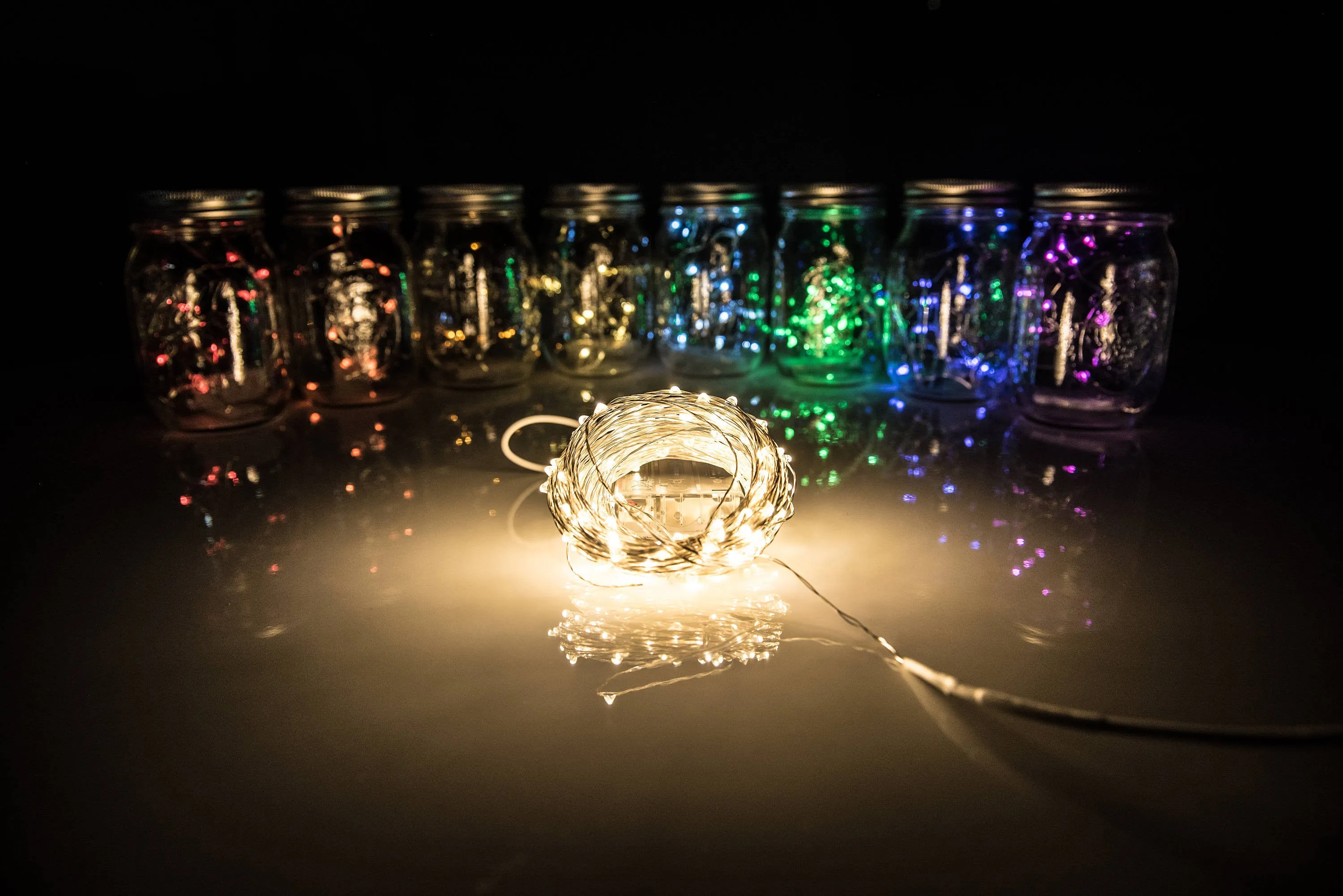 5 Meter/16 Feet Micro LED Fairy string light 5M/50 lights waterproof. Silver/Copper wire/ white light, warm white