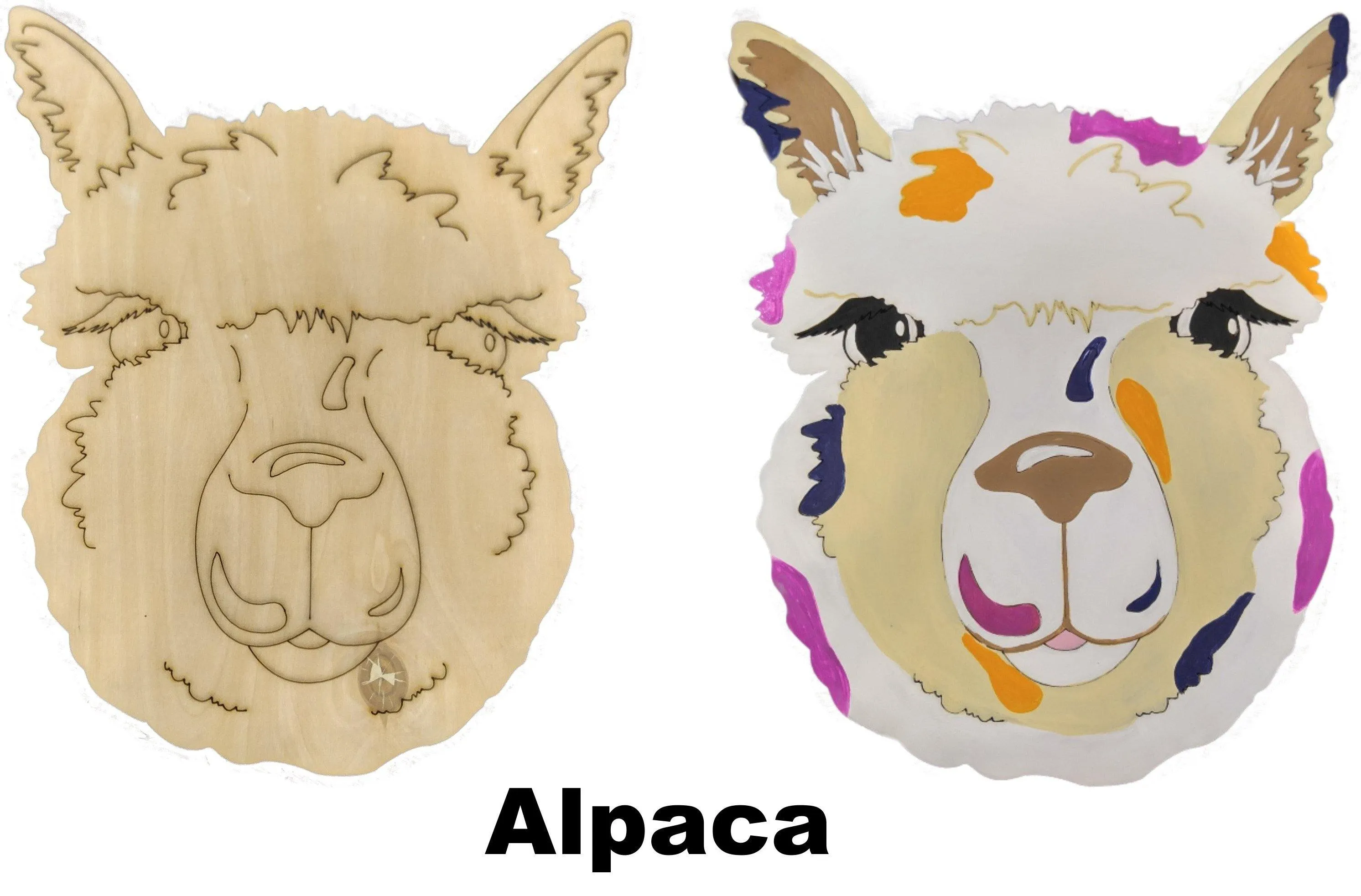 Alpaca-DIY Pop Art Paint Kit