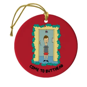 Beavis and Butt-Head Come To Butt-Head Double-Sided Ornament