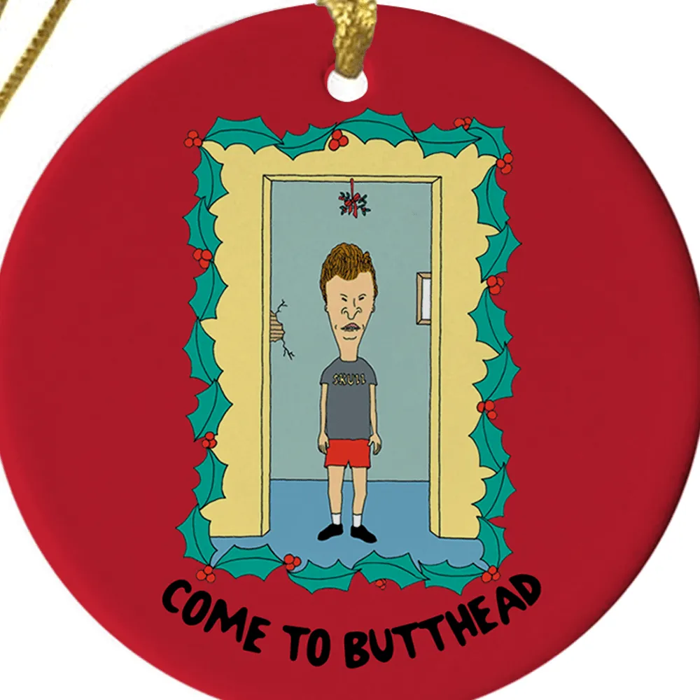 Beavis and Butt-Head Come To Butt-Head Double-Sided Ornament