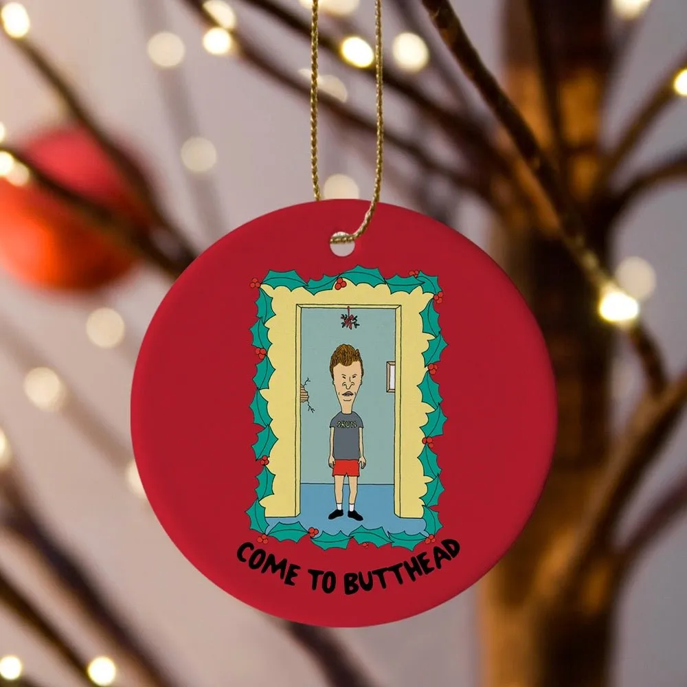 Beavis and Butt-Head Come To Butt-Head Double-Sided Ornament