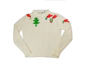 Birds Decorate-X-Small Christmas Sweater