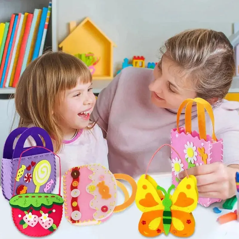 Christmas saleKids' Sew & Stick DIY Felt Craft Bag