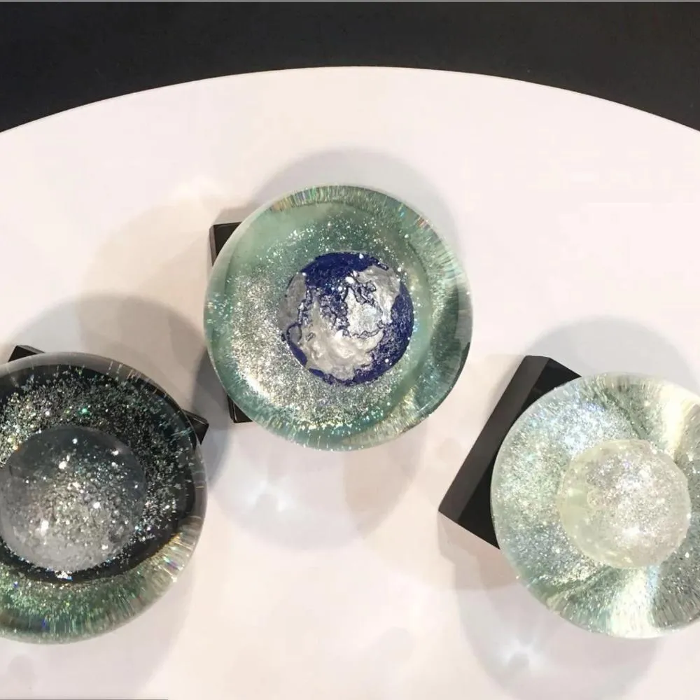 CoolSnowGlobes - Blue Earth Snow Globe