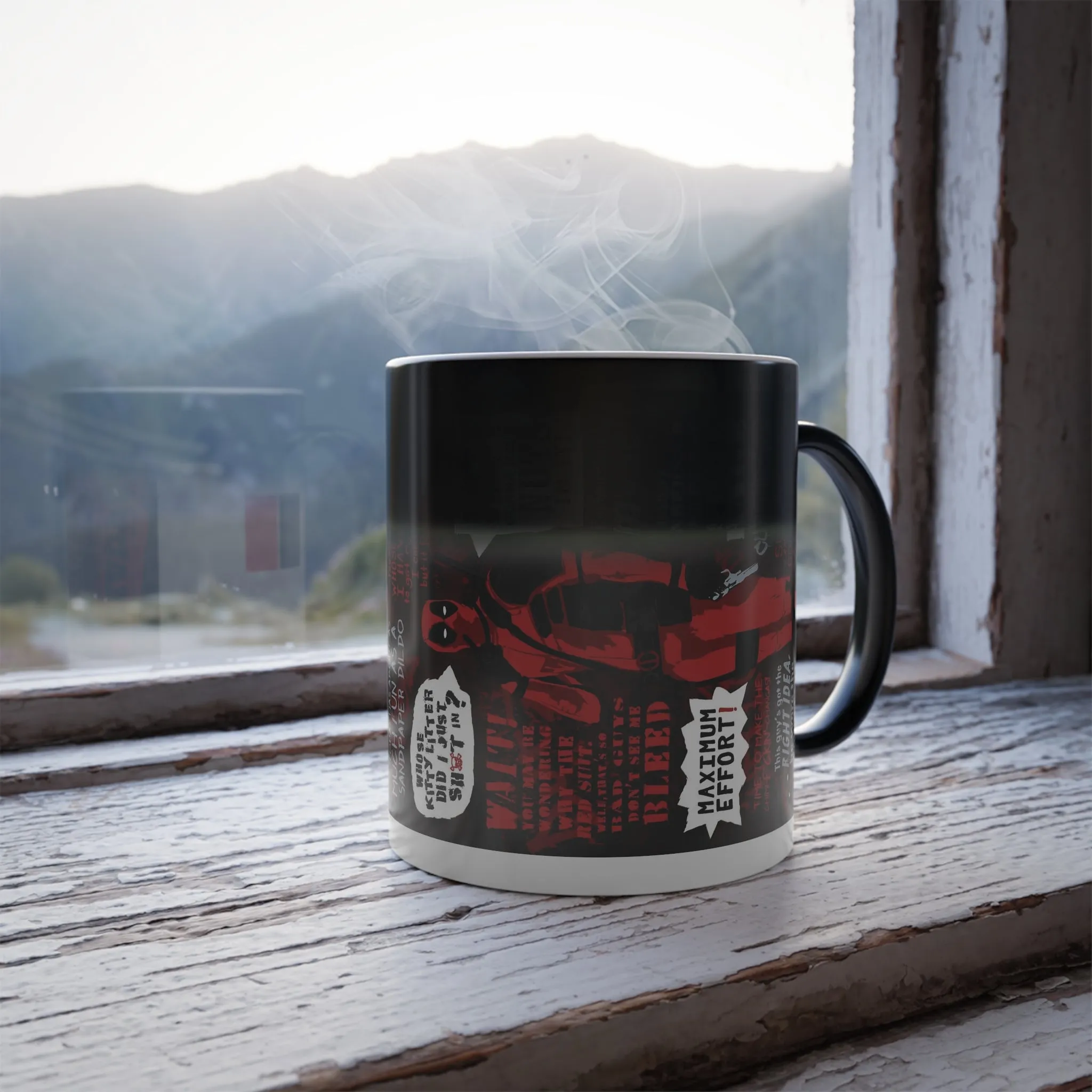 Deadpool [1st Edition] Color Morphing Mug, 11oz