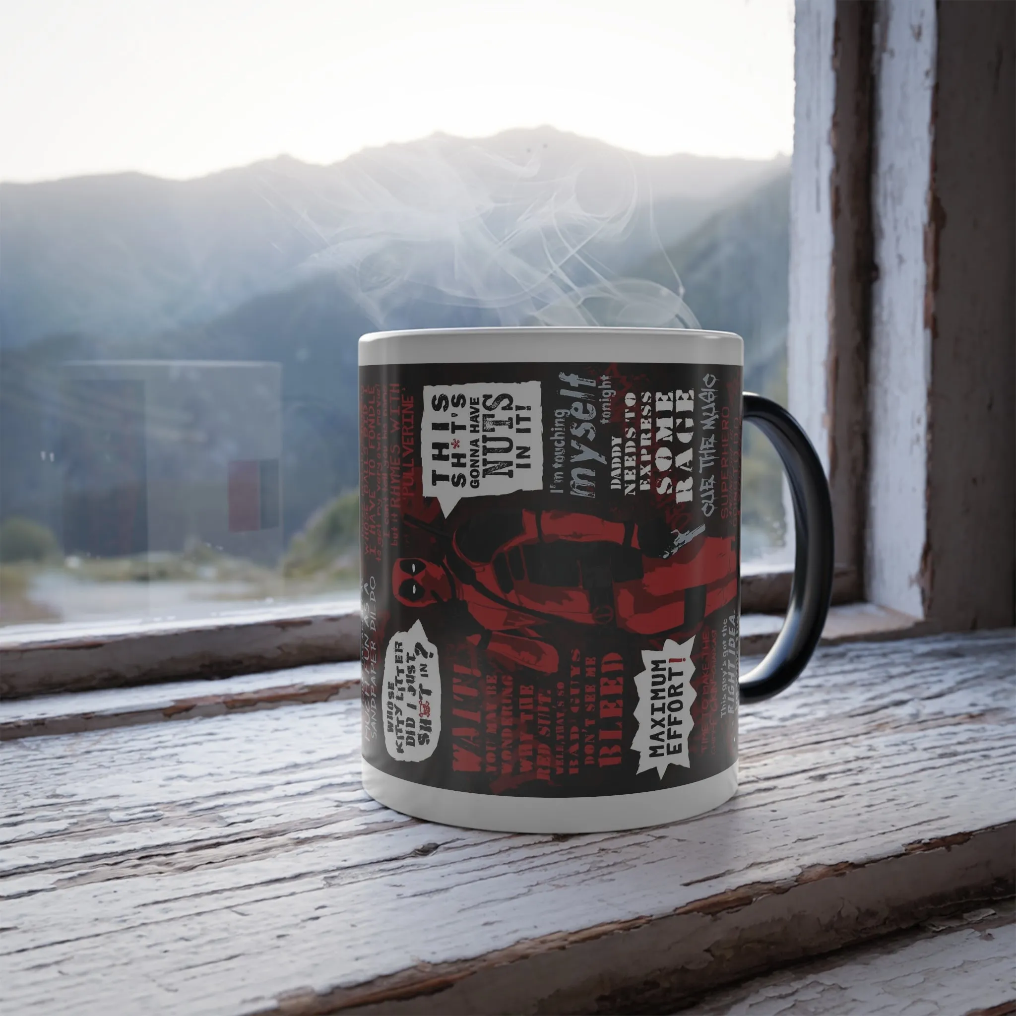 Deadpool [1st Edition] Color Morphing Mug, 11oz
