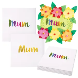 DIY Mother's Day Foil Canvas Pack of 6