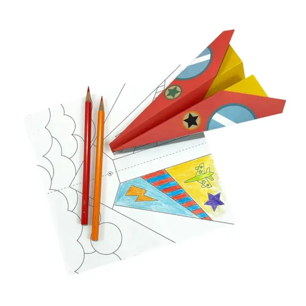 D.I.Y. Paper Air Planes Activity Kit - Set of 24