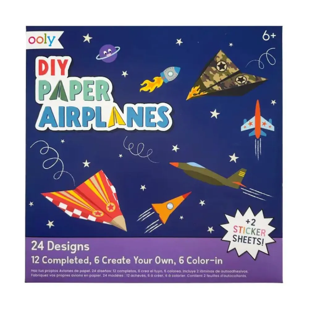 D.I.Y. Paper Air Planes Activity Kit - Set of 24