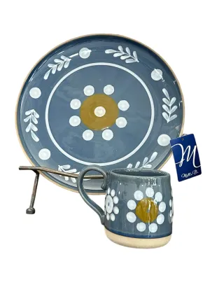Dotted Floral Mugs