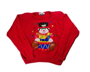 Drum On-X-Small Christmas Sweater