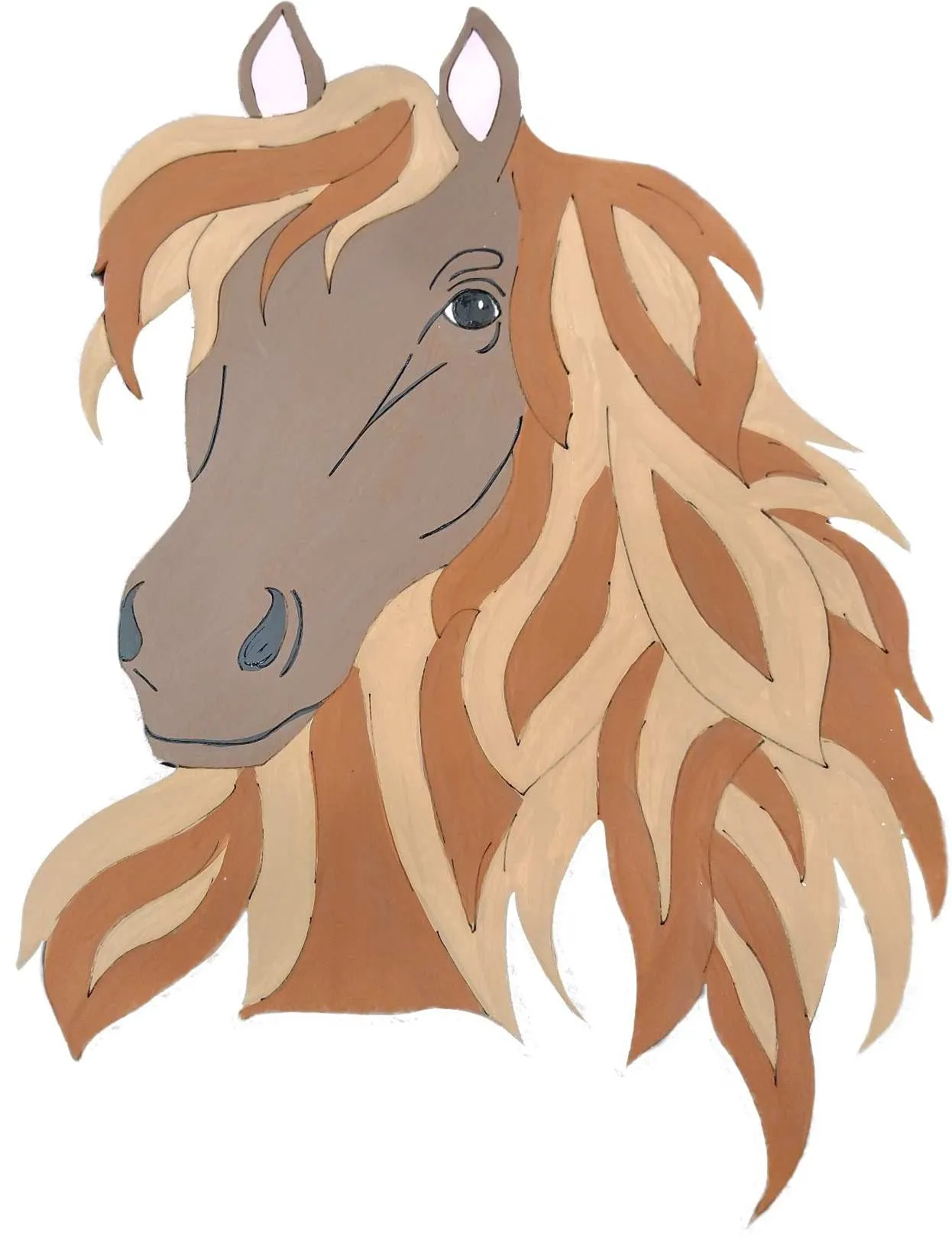 Horse-DIY Pop Art Paint Kit