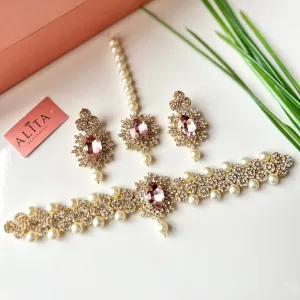 Mehrbano (Golden Baby Pink)