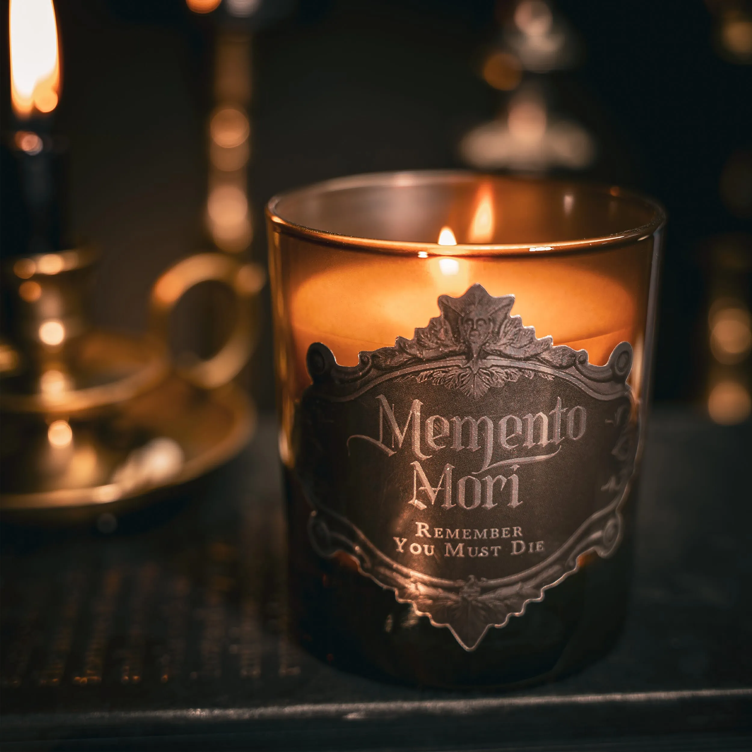 Memento Mori Jar Candle