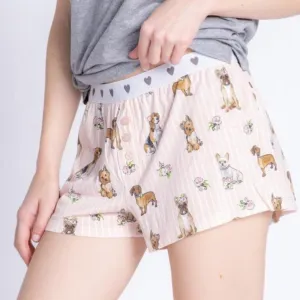 Playful Prints Short (Love Dogs   Blush)