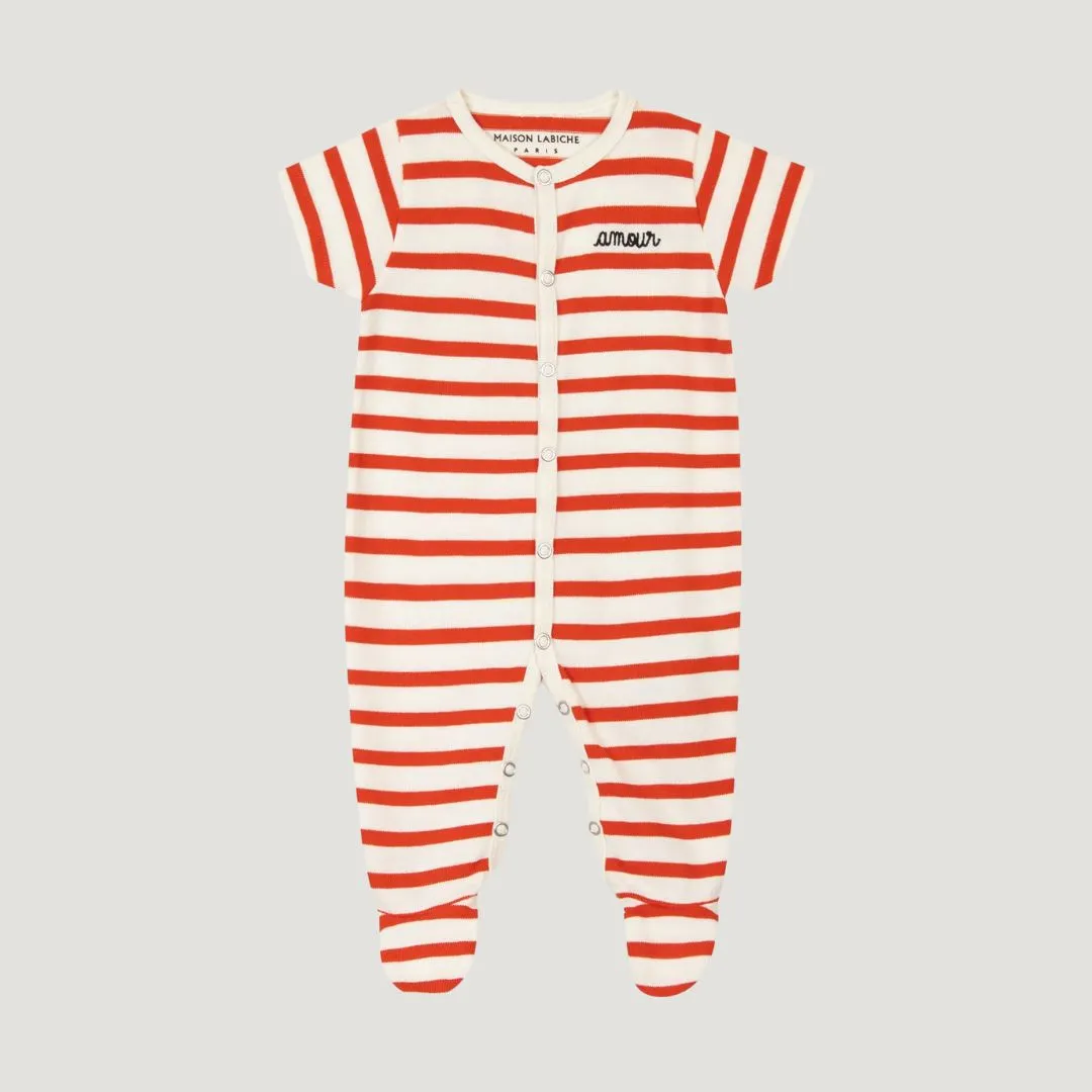 "Amour" Morisot Pajamas (Ivory Poppy)