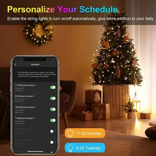 Smart USB-Powered Fairy Lights with 20 LED Lights (Three Styles)