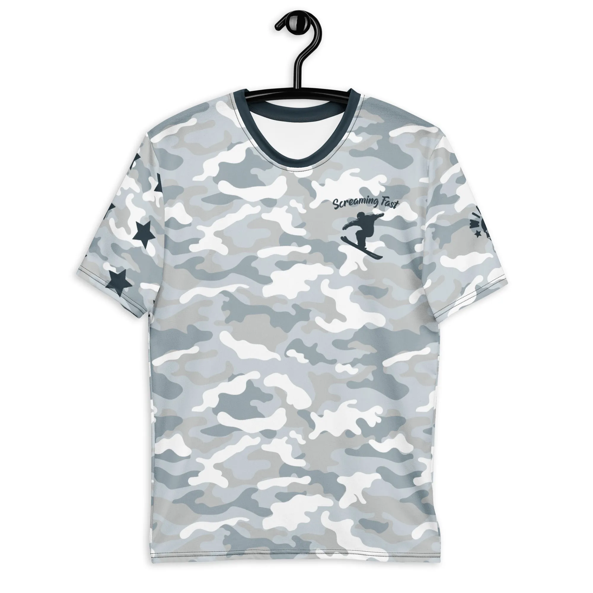 Snow Ski Screaming Fast premium knit jersey t-shirt