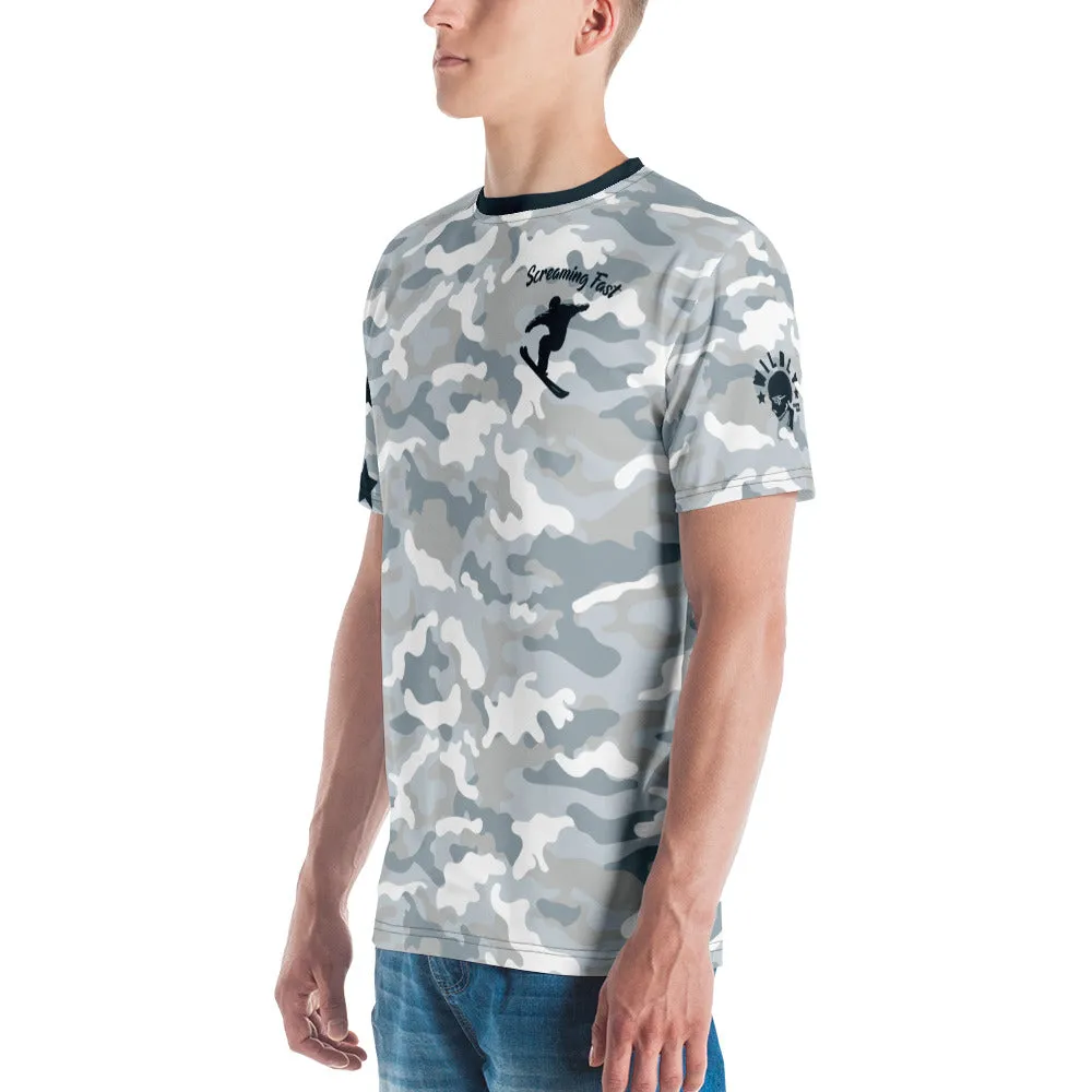 Snow Ski Screaming Fast premium knit jersey t-shirt